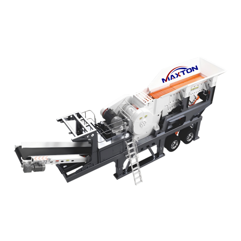 Tyre Mobile Jaw Crushing Plant